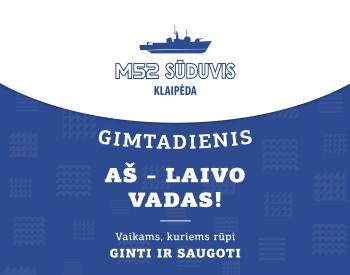 Edukacinis gimtadienis Aš – laivo vadas! 